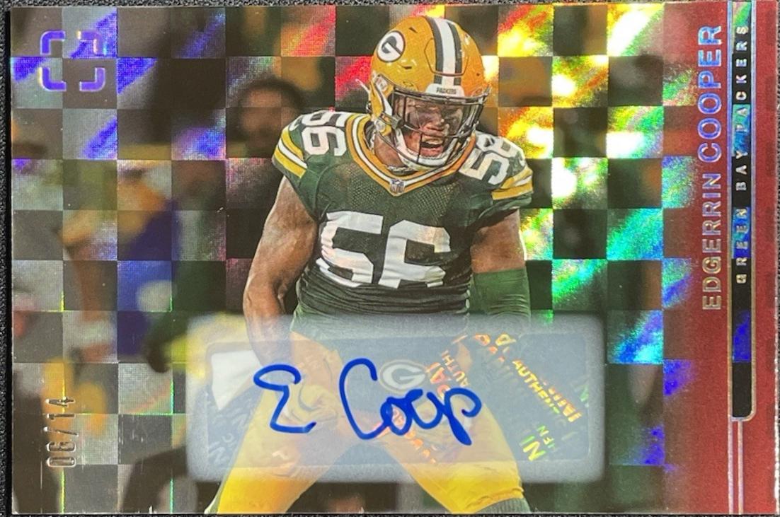 Edgerrin Cooper [Maroon Autograph] #119