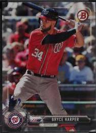 Bryce Harper #3 Baseball Cards 2017 Bowman