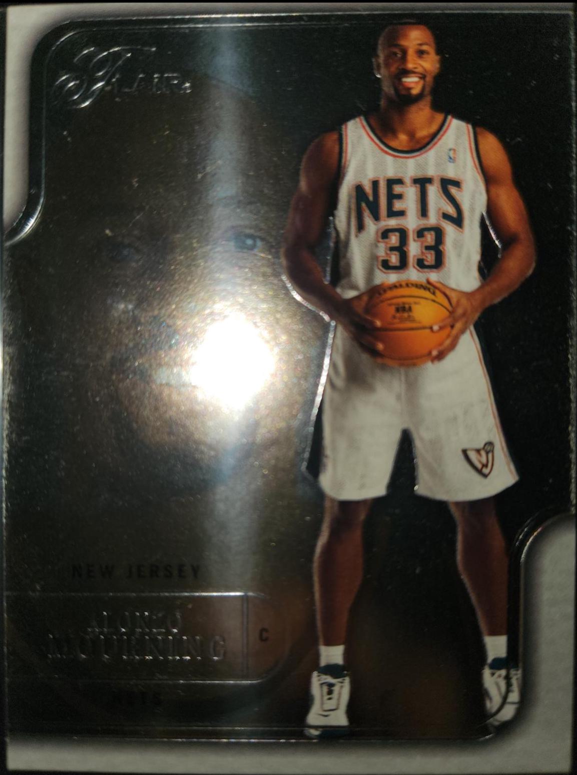 Alonzo Mourning #6 Basketball Cards 2003 Flair