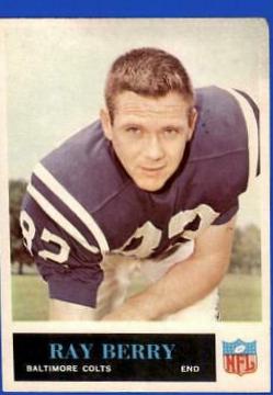 Raymond Berry #2 Football Cards 1965 Philadelphia