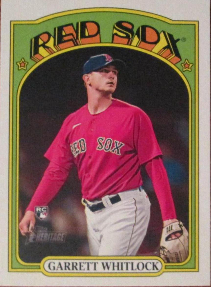 Garrett Whitlock #518 Baseball Cards 2021 Topps Heritage