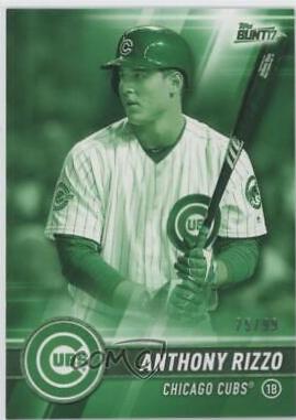 Anthony Rizzo [Green] #116 Prices | 2017 Topps Bunt | Baseball Cards