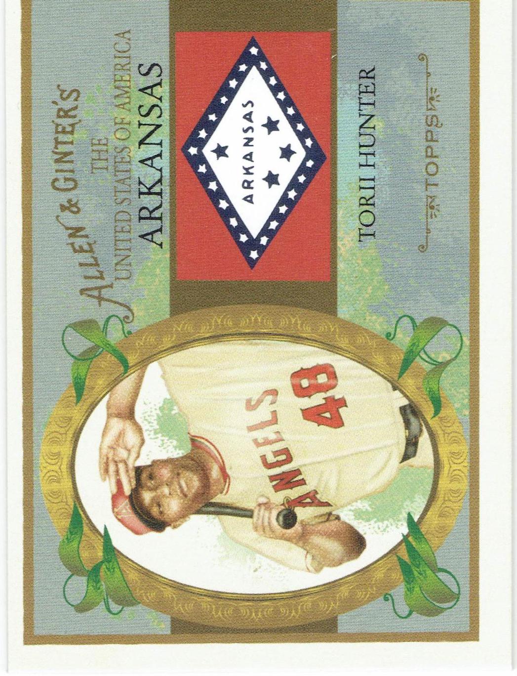 Toeii Hunter #US4 Baseball Cards 2008 Topps Allen & Ginter United States
