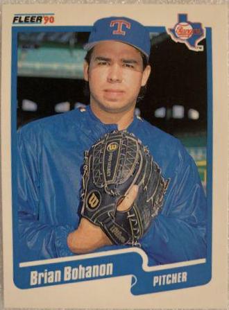 Brian Bohanon #U-122 Baseball Cards 1990 Fleer Update