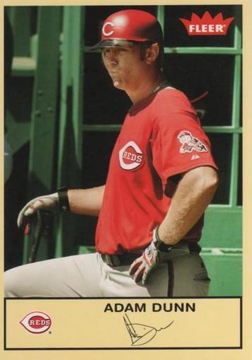Adam Dunn #42 Baseball Cards 2005 Fleer Tradition