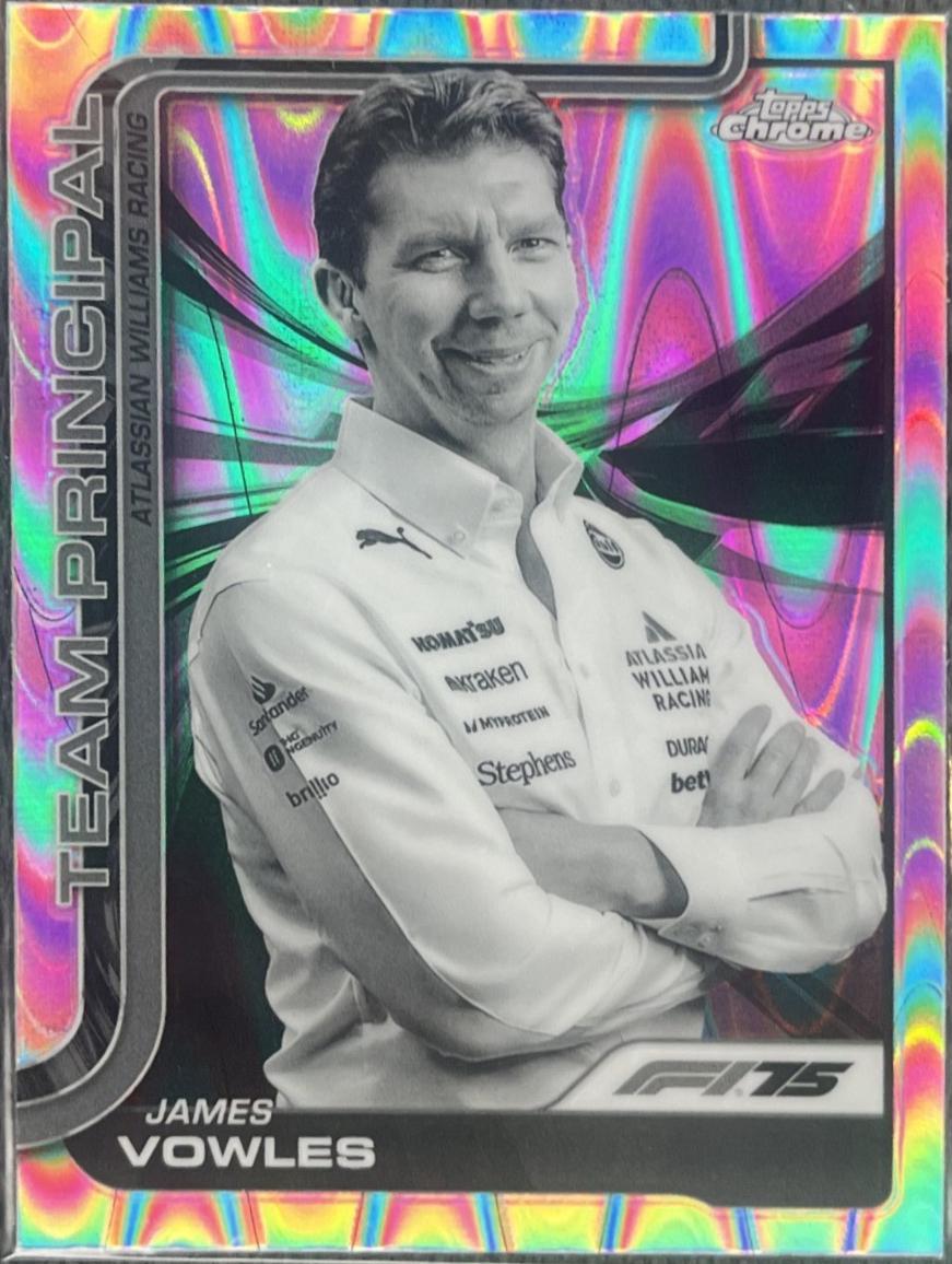 James Vowles [Black White RayWave Refractor] #200