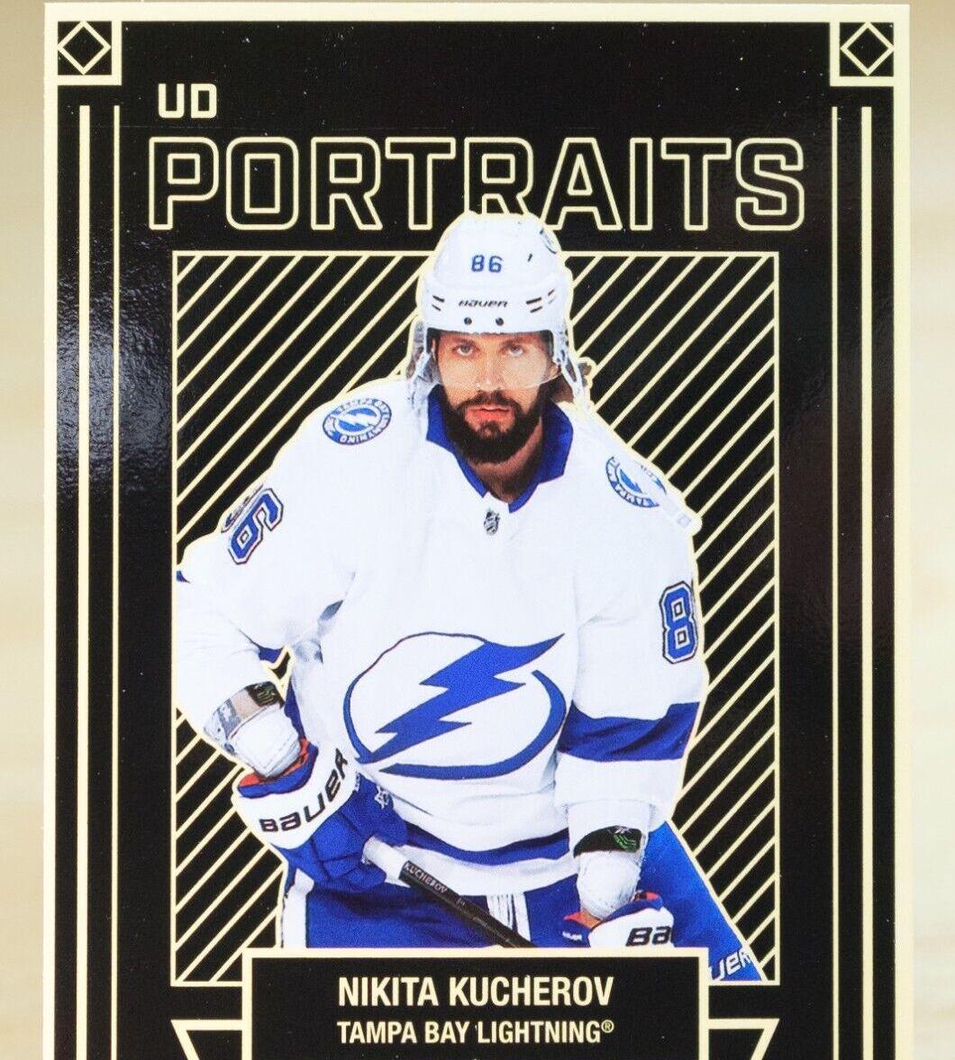 Nikita Kucherov #P-12 Hockey Cards 2022 Upper Deck UD Portraits