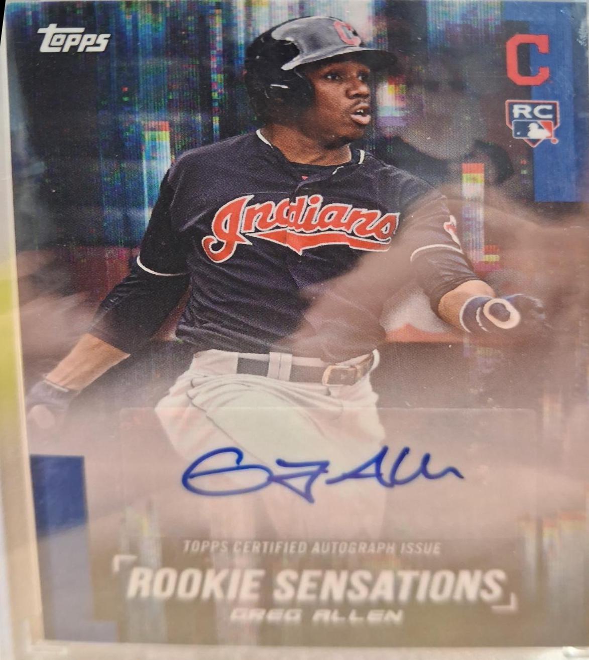 Greg Allen #10-A 2018 Topps On Demand Rookie Sensations Baseball