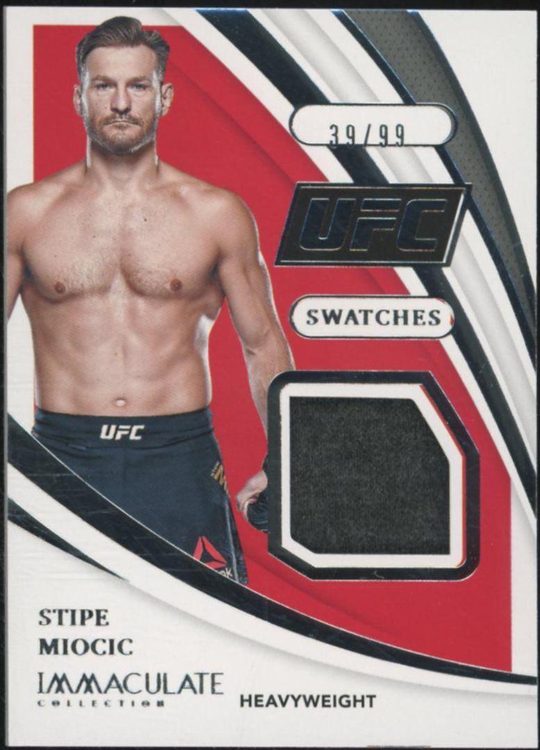 Stipe Miocic #S-SMC Ufc Cards 2021 Panini Immaculate UFC Swatches