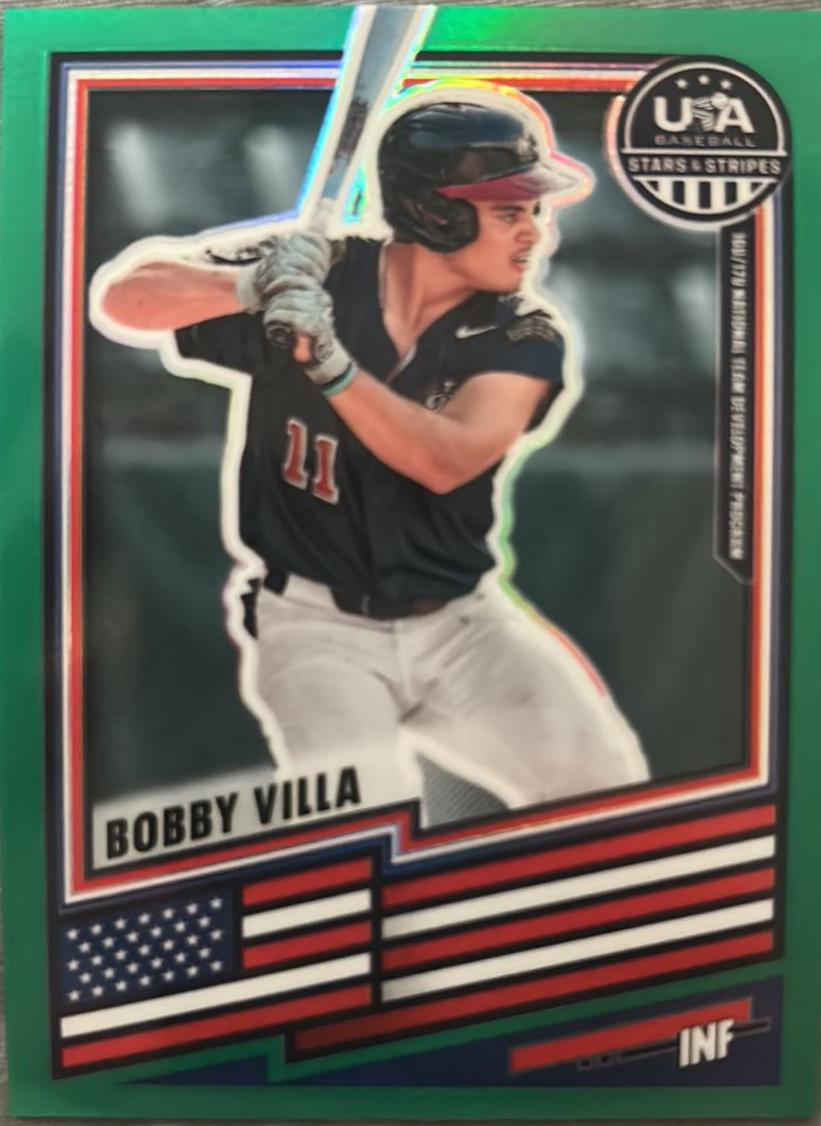 Bobby Villa #49 2026 Panini Stars And Stripes Prizm USA Baseball