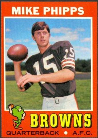 Mike Phipps #131 Football Cards 1971 Topps