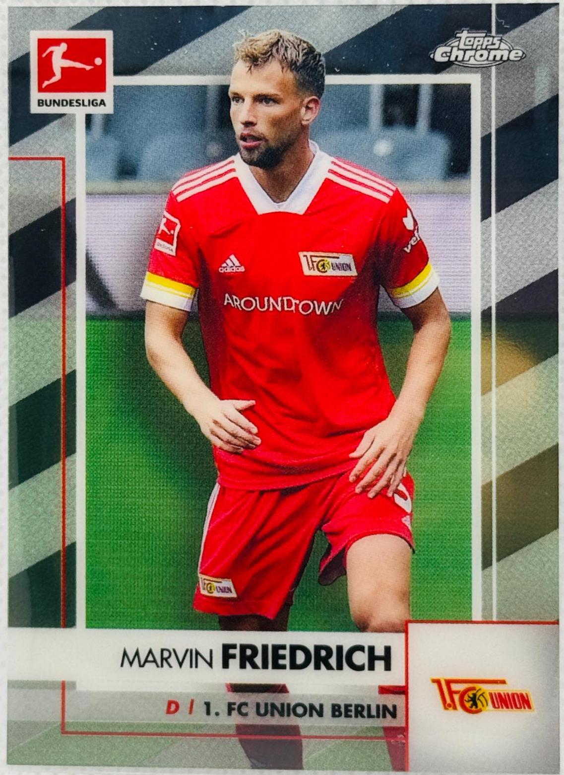 Marvin Friedrich #17 2020 Topps Chrome Bundesliga Soccer