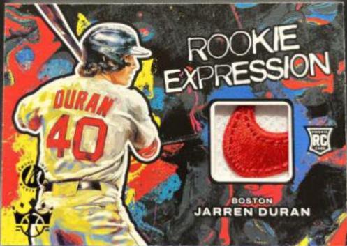 Jarren Duran #RE-JD Baseball Cards 2022 Panini Diamond Kings Rookie Expression