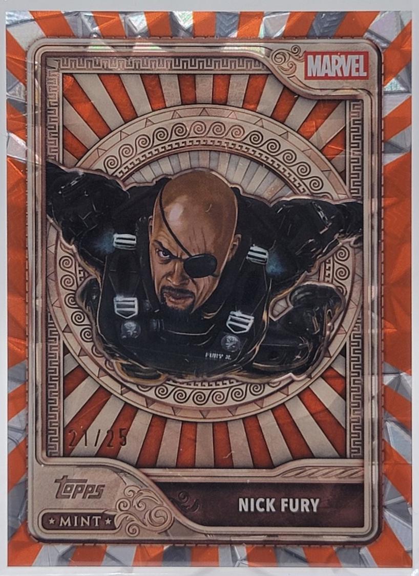 Nick Fury [Orange Diamante] #9 Prices | Marvel 2026 Topps Mint