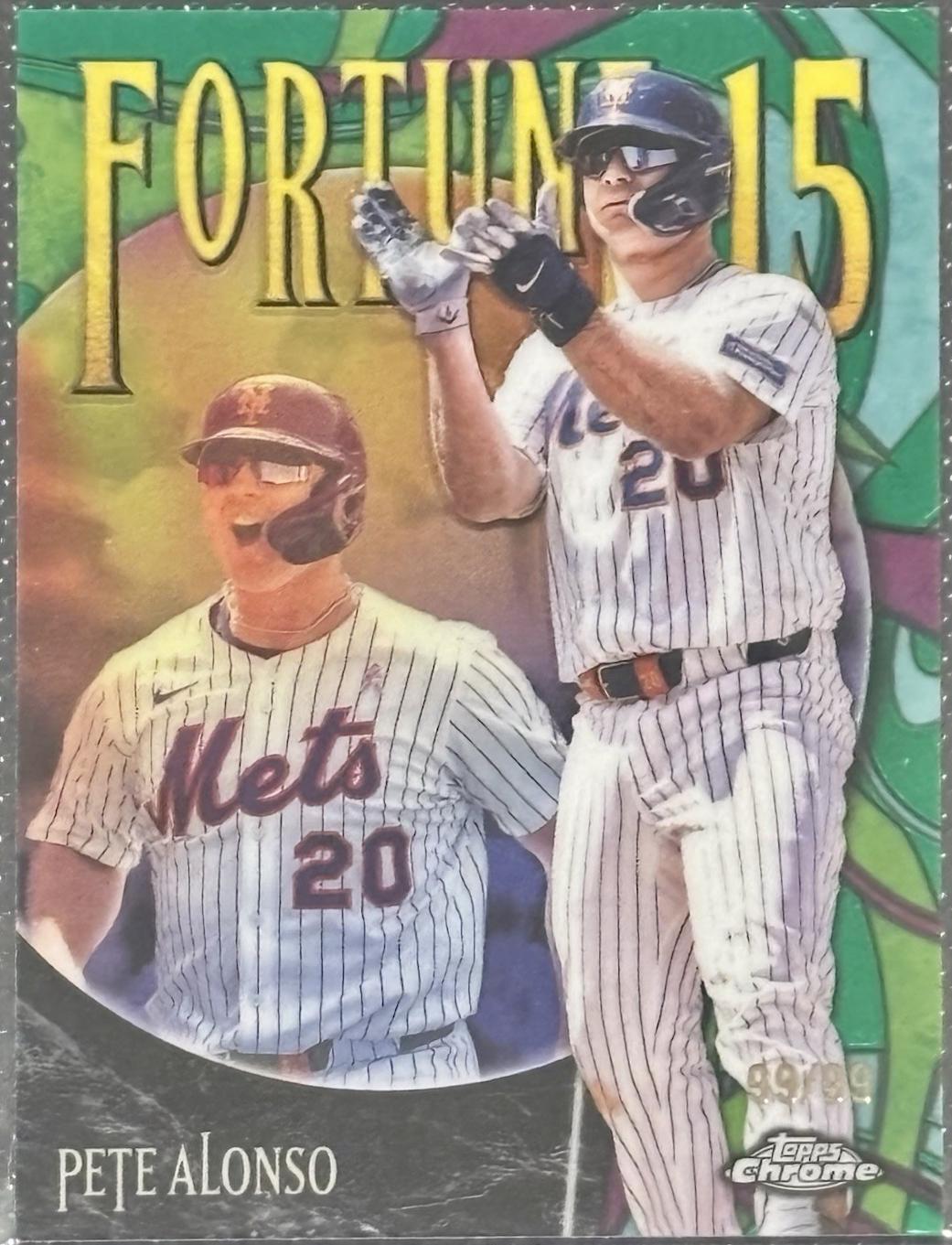 Pete Alonso [Green] #F15-9 Prices | 2025 Topps Chrome Update