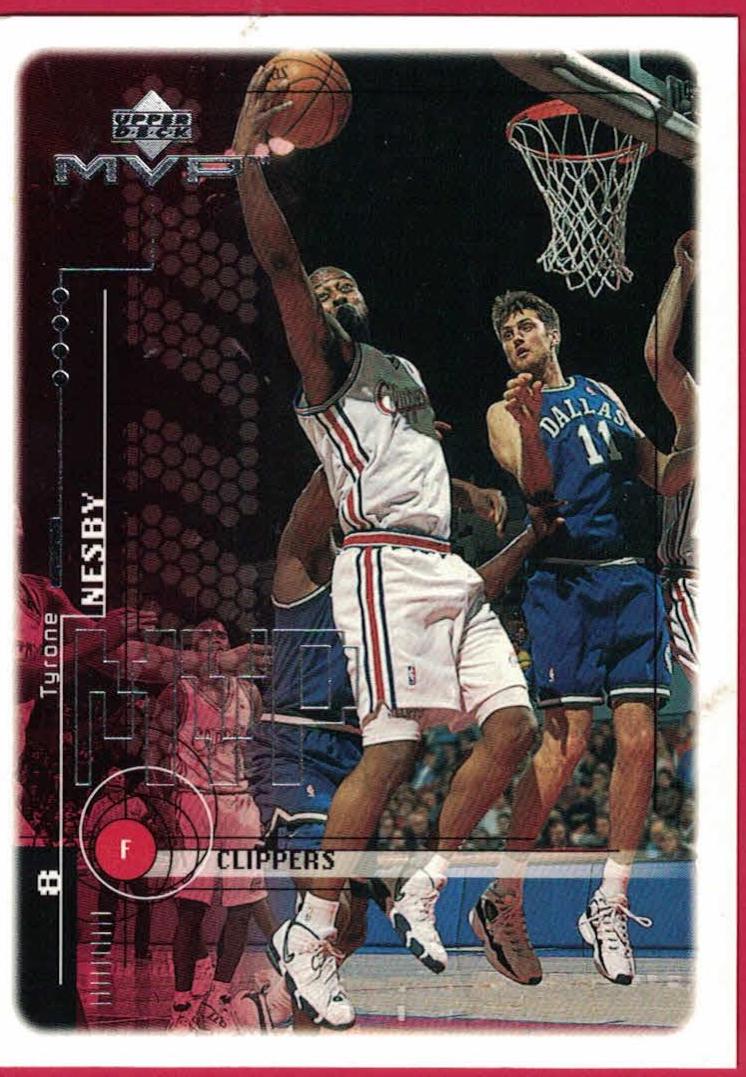 Tyrone Nesby #73 Basketball Cards 1999 Upper Deck MVP
