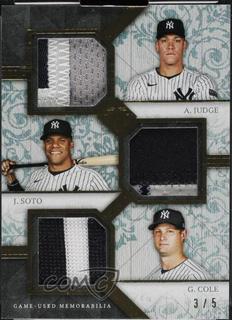 Gerrit Cole / Aaron Judge / Juan Soto