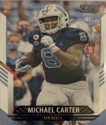 Michael Carter #316 2021 Panini Score Football