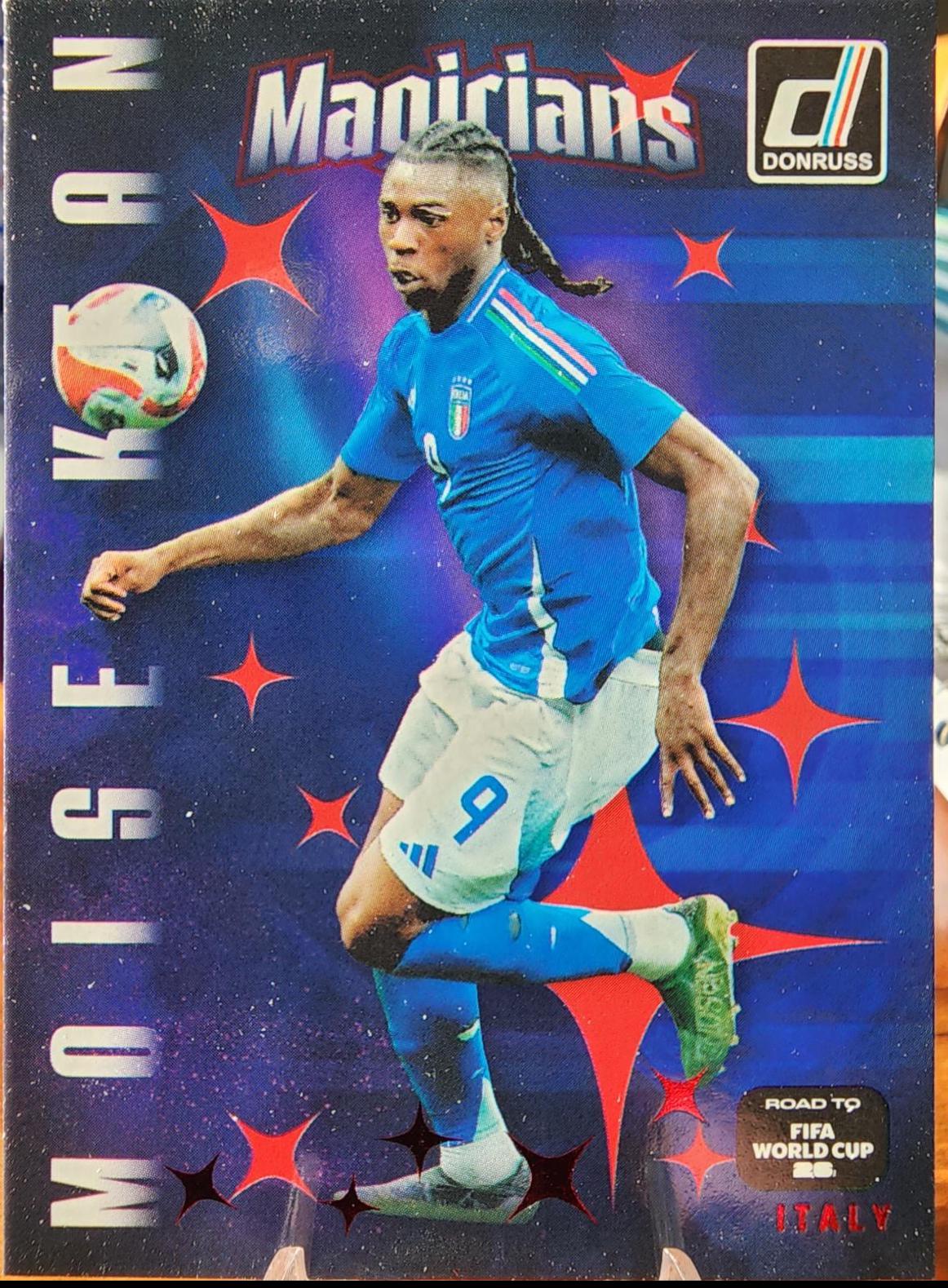 Moise Kean #1 2025 Panini Donruss Road To FIFA Magicians