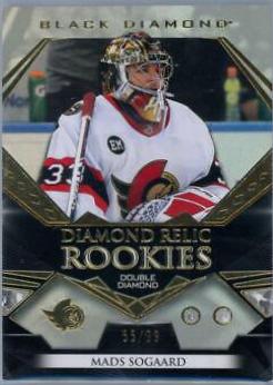 Mads Sogaard #BDR-MS 2022 Upper Deck Black Diamond Hockey