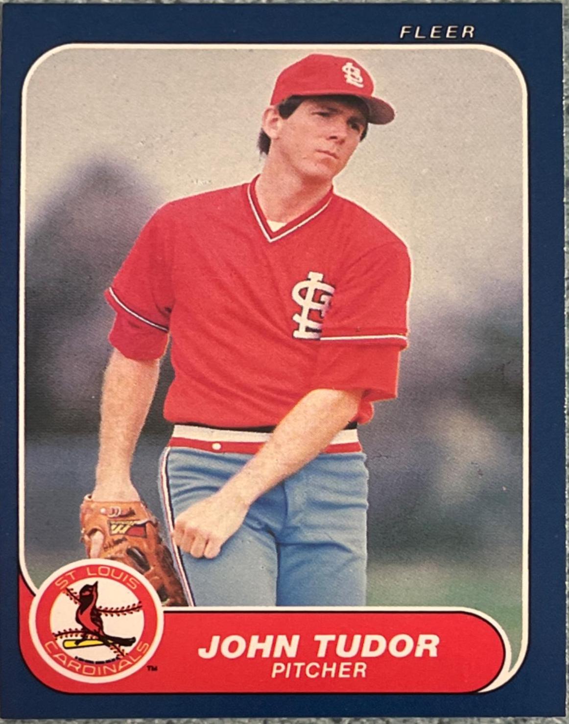John Tudor #47 Baseball Cards 1986 Fleer
