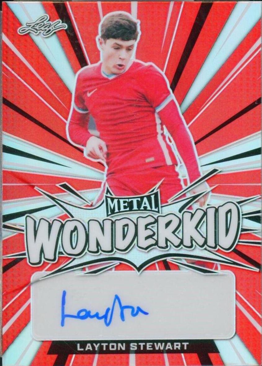 Layton Stewart [Prismatic Red] #WK-LS1 Prices | 2022 Leaf Metal ...