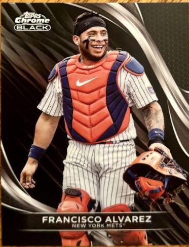 Francisco Alvarez #2 Baseball Cards 2024 Topps Chrome Black