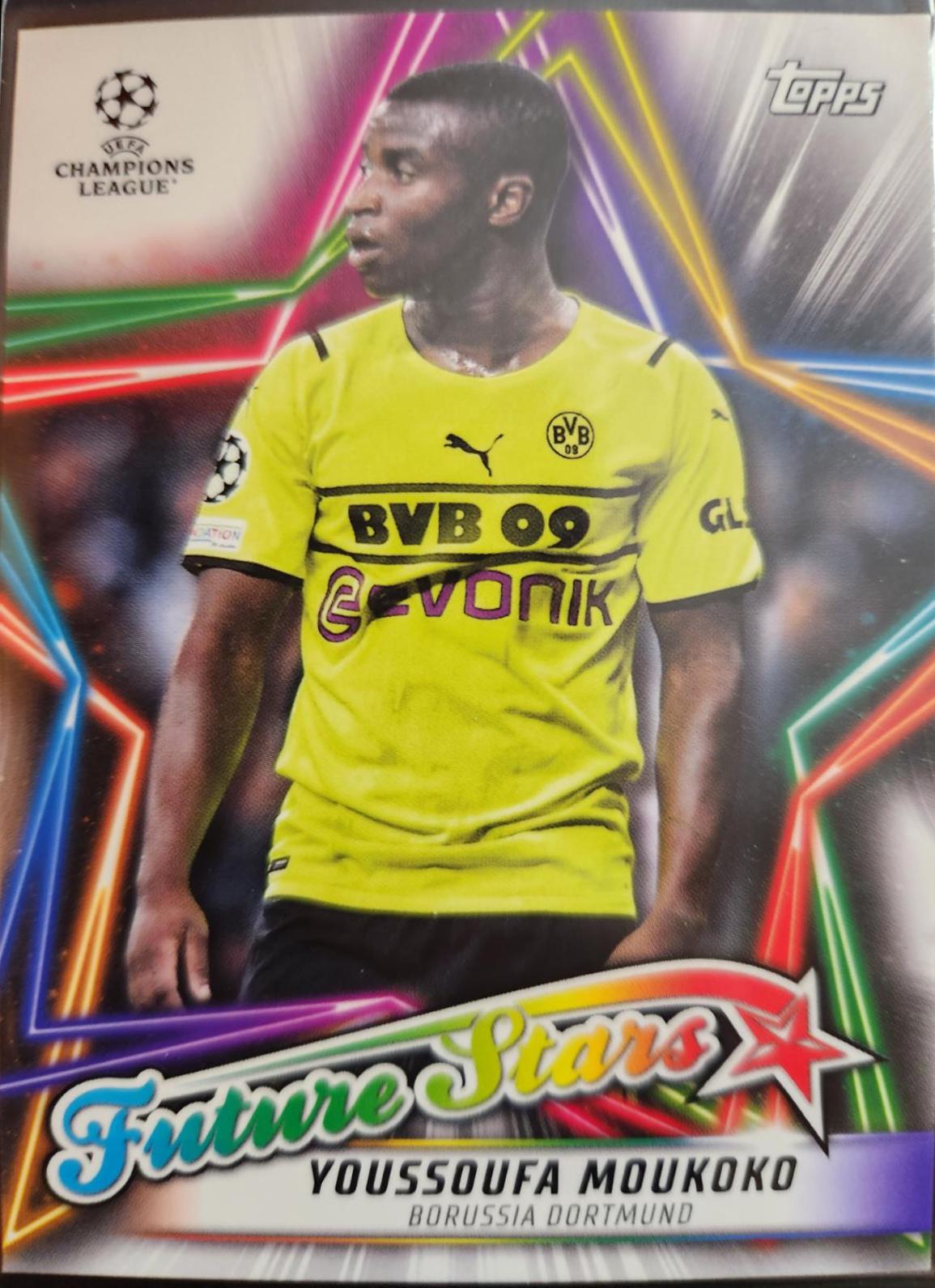 Youssoufa Moukoko #FS-05 Soccer Cards 2022 Topps Chrome MLS Future Stars