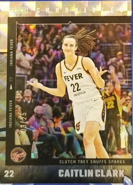 Caitlin Clark #21 2025 Panini Caitlin Clark Chronicled Basketball