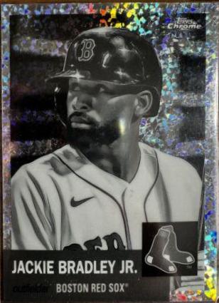 Jackie Bradley Jr. [Black & White Mini-Diamond Refractor] #467
