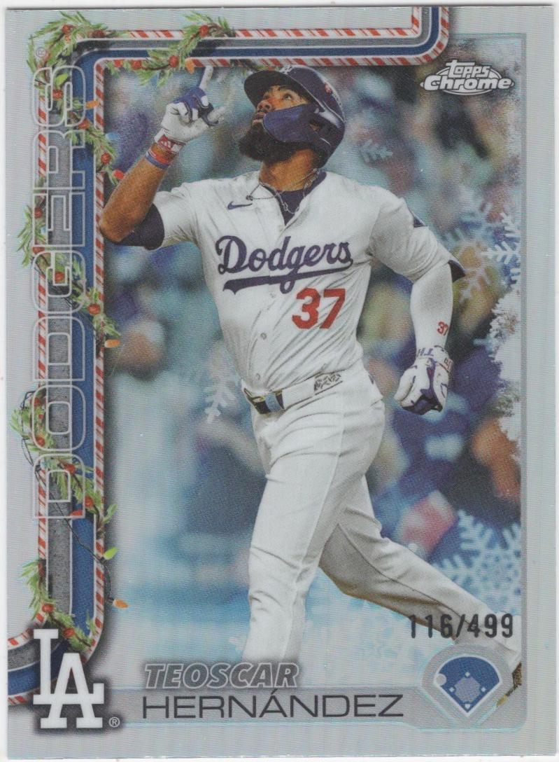Teoscar Hernandez [Refractor] #HC164 Prices | 2025 Topps Holiday