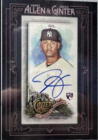 Luis Gil #MA-LG Baseball Cards 2022 Topps Allen & Ginter Mini Autographs