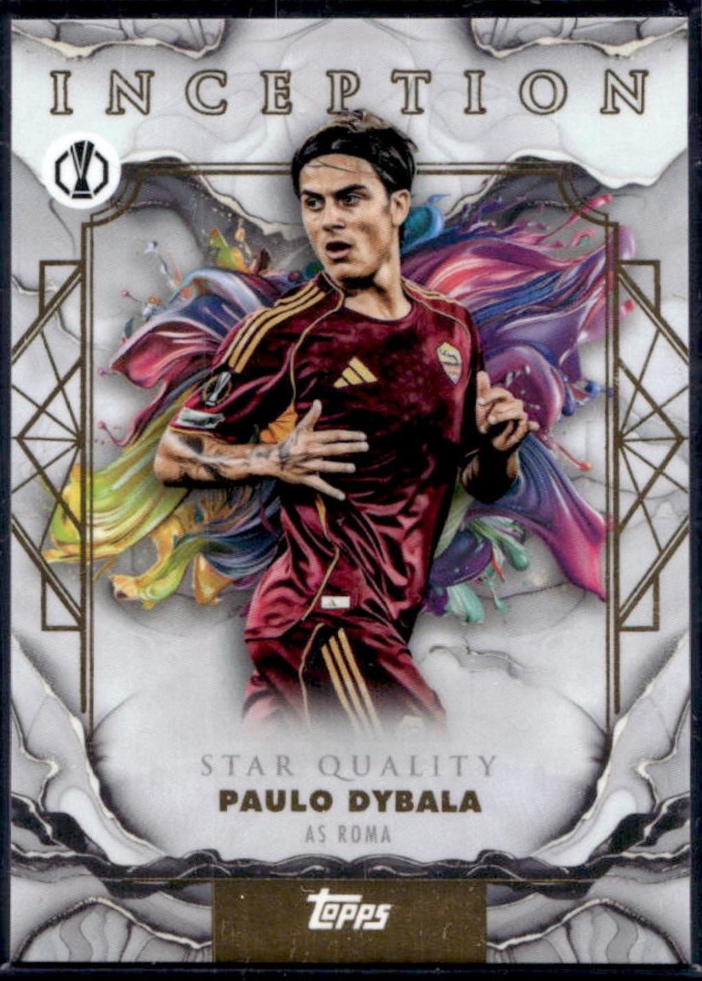 Paulo Dybala #50 2025 Topps Inception UEFA