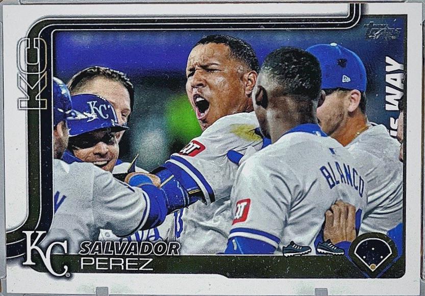 Salvador Perez #WTW-16 Baseball Cards 2025 Topps Celebration Mega Box Walk This Way