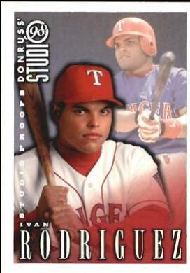 Ivan Rodriguez #3 Baseball Cards 1998 Studio