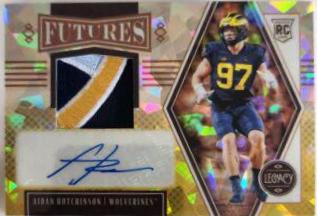 Aidan Hutchinson [Premium Penmanship Diamond] #148 Football Cards 2022 Panini Legacy