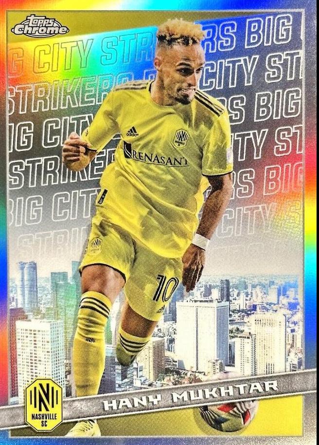 Hany Mukhtar #BCS-12 Soccer Cards 2022 Topps Chrome MLS Big City Strikers