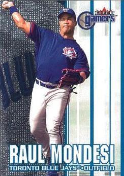 Raul Mondesi #10 Baseball Cards 2000 Fleer Gamers