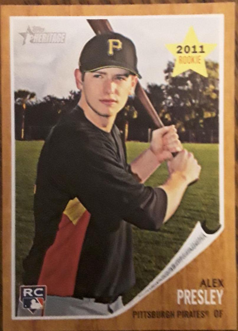 Alex Presley #86 Baseball Cards 2011 Topps Heritage