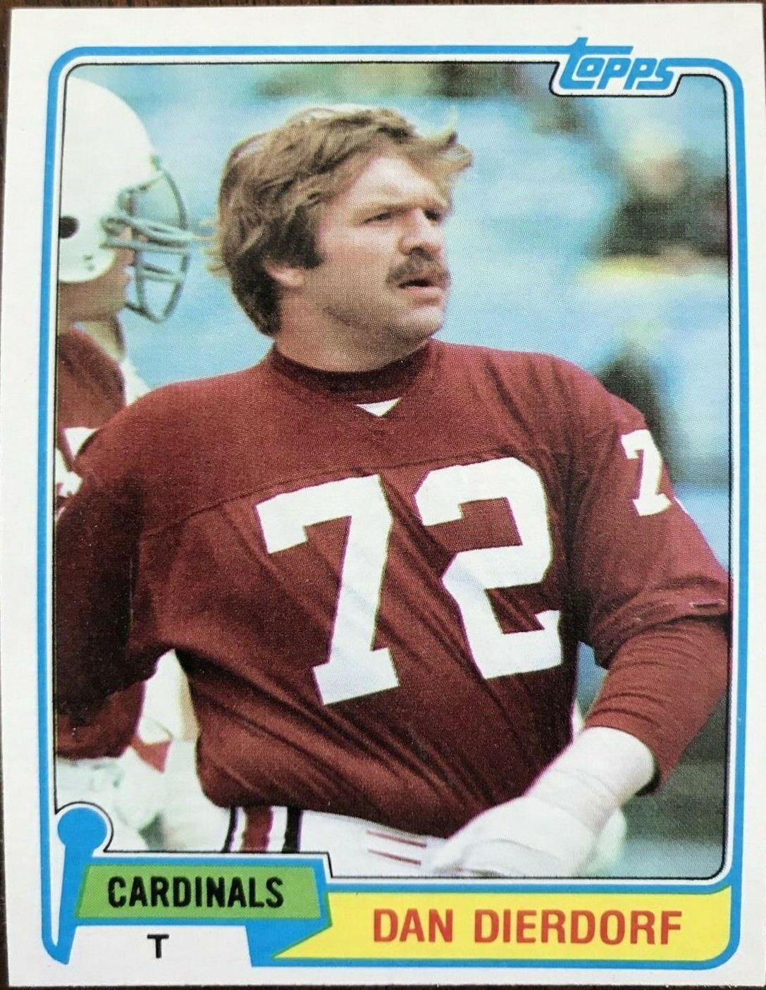 Dan Dierdorf #519 Football Cards 1981 Topps