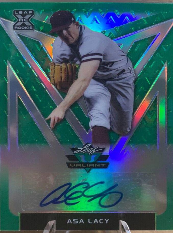 Asa Lacy #BA-AL1 Baseball Cards 2020 Leaf Valiant Autographs