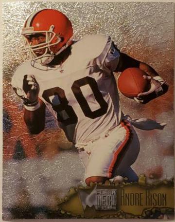 Andre Rison #10 Football Cards 1996 Fleer Metal
