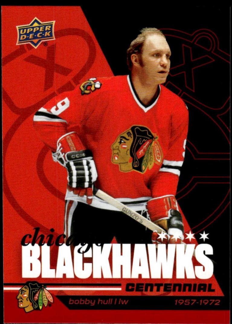 Bobby Hull #48 2025 Upper Deck Chicago Blackhawks Centennial Hockey