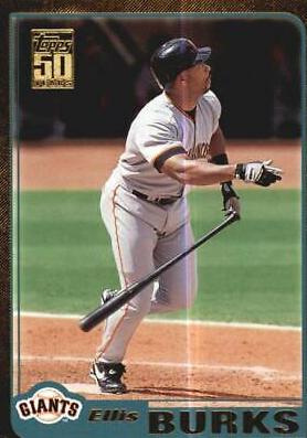 Ellis Burks #45 Baseball Cards 2001 Topps Gold