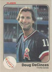 Doug DeCinces #85 Baseball Cards 1983 Fleer Prices