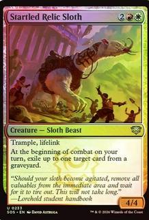 Startled Relic Sloth