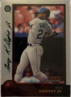 Ken Griffey Jr. #33 Baseball Cards 1998 Bowman Chrome