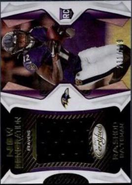 Rashod Bateman #NG-10 Football Cards 2021 Panini Certified New Generation Jerseys Mirror