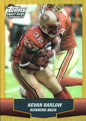 Kevan Barlow #98 2004 Topps Draft Picks & Prospects Football