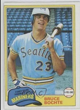 Bruce Bochte #18 Baseball Cards 1981 O Pee Chee